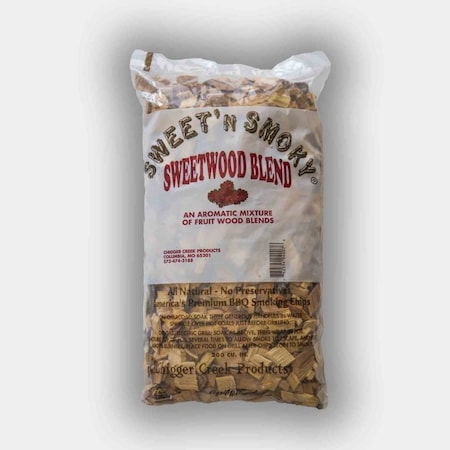 Chigger Creek Chigger Creek Sweet' N Smoky All Natural Sweetwood Wood Smoking Chips 200 cu in 762594040076